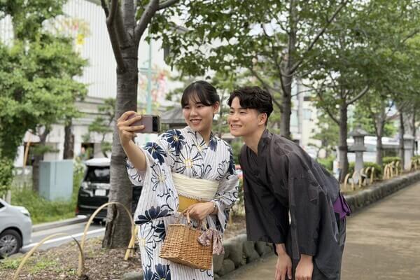 鎌倉　ホテル　観光　着物　着付け　女子旅　デート